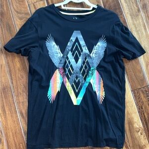 Armani Exchange Multicolor Graphic Tee